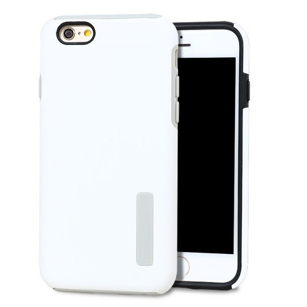 Wholesale iPhone 7 Plus Pro Armor Hybrid Case (White)